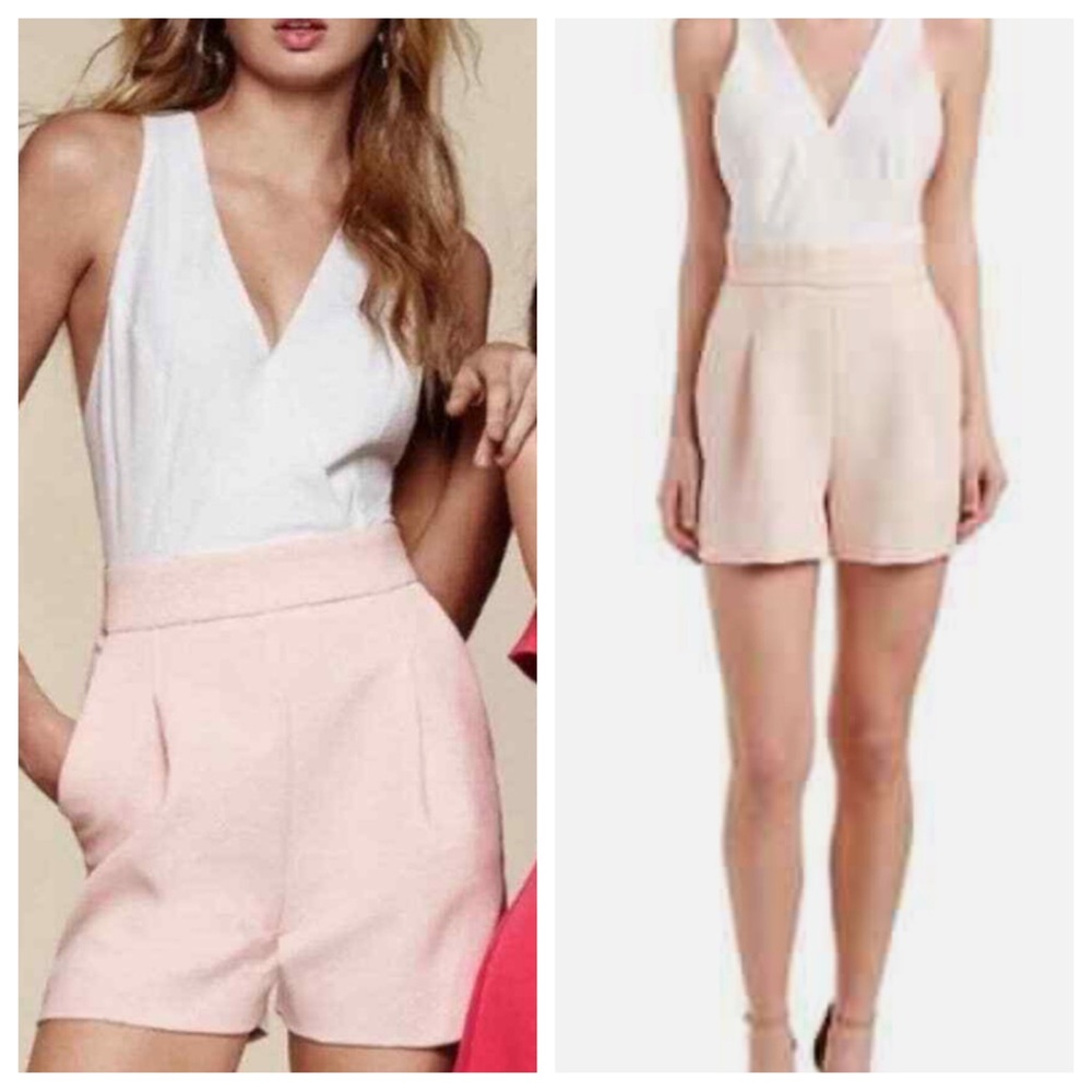 Maje White and Pink Jumpsuit - used
